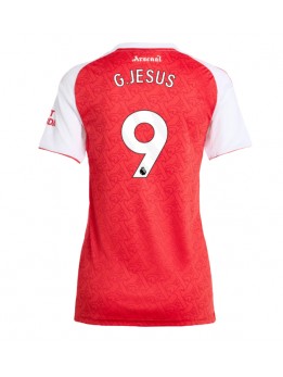 Arsenal Gabriel Jesus #9 Replika Hemmakläder Dam 2025-26 Kortärmad